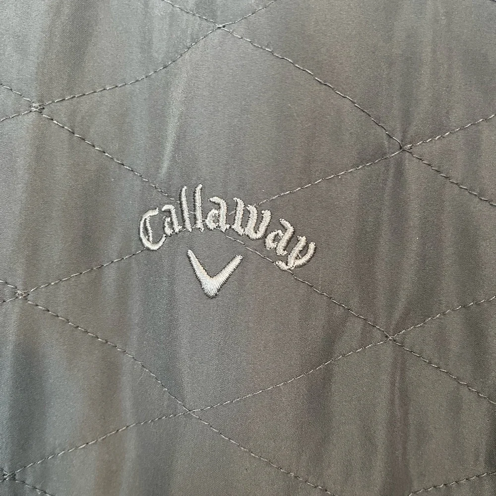 Callaway Men's Two-Tone Gray Quilted‎ Golf Jacket XL